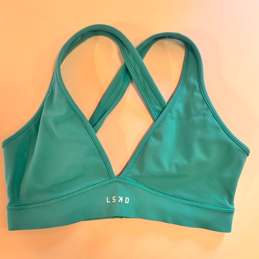 Women's LSKD Teal Sports Bra